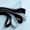 Stock Listo de Fábrica Banda Elástica Negra y Blanca Poliéster Alta Elasticidad Ropa Ropa Cintura de Pantalón Banda Elástica Alta Densidad Engrosada Parte Superior del Pantalón