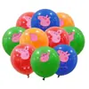 Brinquedos Infantis Temáticos da Peppa Pig para Festas de Aniversário Decorações Faixas do Leitão Toppers de Bolo Látex