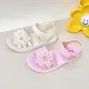 Sandalias Grandes para Niñas, Nuevo Estilo de Verano para Estudiantes, Calzado Casual para Exteriores para Niños Pequeños, Sandalias para Niñas de Nuevo Estilo de Verano para Edades 6-12