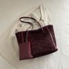 Bolso Retro de Gran Capacidad para el Trabajo Bolso de Mujer 2025 Nuevo Bolso Tote Estampado de Leopardo Más Fácil de Combinar Bolso de Hombro Viene con Billetera