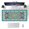 Mouse Pad, Ampliado e Espessado com Borda Reforçada, Tamanho Grande para Uso no Escritório, Mousepad de Alta Qualidade para Meninas, Protetor de Mesa Resistente a Manchas