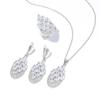 Traje de joyería de pavo real de lujo exquisito con circonita europea y americana, accesorios de boda para novia, accesorios para fotografía de estudio, joyería al por mayor