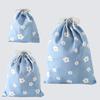 Algodão bonito Armazenamento de viagem Bolsa Cordão Ins Fit Bolsa Cordão Bolsa Roupas à prova de poeira Bolso com cordão Bolsa