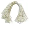 Cuerda de Algodón con Etiqueta Universal en Forma de Bala, Cuerda de Algodón Desechable, Cuerda de Algodón Ecológica, Cuerda Encauchada en Stock