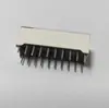 Diretamente do Fabricante: Tubo Plano de LED Colorido de 10 Segmentos, Tubo Plano de Display com 5 Tiras de Luz Vermelhas e 5 Amarelo-Verdes, 2510 Cor
