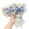 Falda de Encaje para Niñas Accesorio para el Cabello con Lazo Pinza para el Cabello de Estudiante para la Parte Posterior de la Cabeza Pasador de Princesa para Niñas Hermoso Adorno para el Cabello para Niños Grandes