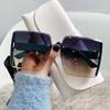2026 Nuevo Modelo Mismo Estilo Xiaohongshu Transmisión en Vivo de Tiktok Gafas de Sol Más Vendidas Protección UV Montura Cuadrada Moda Coreana Gafas de Sol