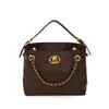 Bolsa Tote Grande Capacidade Retrô Mesclada Novo Estilo 2026 Estilo Coco Acolchoada Diamante Alça de Corrente Manual de Ombro Transversal Feminina