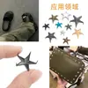 Unhas de Garra Mini 5mm Garra Estrela de Cinco Pontas para DIY em Bolsas, Sapatos, Chapéus Contas Coloridas de Garra Rebites Estrela de Cinco Pontas Preto Fosco Anti-Ferrugem
