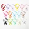 Llavero de Flor, Hebilla de Resorte con Forma Especial, Broche de Langosta, Hebilla de Cabeza de Perro, Accesorios para Joyería DIY, Colgante de Muñeco para Llavero