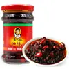 Lao Gan Ma Picante Tres Dados Aceite Chili Salsa de Chile Guarnición Aceite Douchi Picante Salsa Sazonadora de Verduras Plato de Arroz