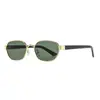 Gafas de Sol Poligonales de Marco Pequeño, de Moda y Únicas, Estilo Old Money para Mujer, Gafas de Gama Alta, Gafas de Sol Metálicas para Mujer