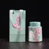 Tetera de hojalata media libra té negro té verde Universal personalidad creativa moda caja de té caja vacía olla de hierro