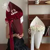 Balde de flor sorvete buquê de flores tubo aljava artefato para embrulhar flores base para arranjo de flores materiais de embalagem para flores frescas suprimentos