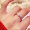 2026 Nuevo Anillo Versátil Sencillo para Mujer Coreano Ins Moderno Delgado Microincrustado Anillo Personalizado para Dedo Índice Joyería de Moda
