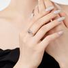 Anillo Colgante Pendientes Ojo del Diablo Plata de Ley S925 para Mujer Alto Sentido Ojo Azul Diseño de Circonita Sentido del Diseño Traje de Mujer