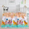 Edredom Infantil de Verão Fresco de Algodão Lavado Jardim de Infância Edredom para Ar Condicionado Soneca de Bebê Solteiro Desenho Animado Fino Verão Lavável à Máquina