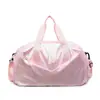Suministro de Comercio Exterior Separación de Seco y Húmedo Bolsa de Gimnasio para Hombres y Mujeres Entrenamiento con Zapatos Resistente a Salpicaduras Gran Capacidad Bolsa para Viajes Cortos