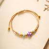 Joyería de Cerámica Pulsera Pequeña Fresca Ajustable Estudiante Regalo Femenino Puesto Puesto Puesto Suministro Nuevo Estilo Étnico Estilo Antiguo