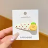 Pinza para el pelo de lunares de frutas dulces para mujer 2026 Nuevo estilo Pinza lateral para flequillo Pinza de pico de pato linda Accesorio para el cabello Pasador