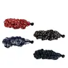 Pinza para el pelo de tela de estilo coreano con lunares, con un toque de alta gama, pinza de tiburón para otoño e invierno para la parte trasera de la cabeza, diseño moderno para cabello grueso