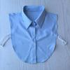 Amazon Comercio Exterior Cuello Desmontable Versátil Camisa para Mujer Ropa de Trabajo Camisa Cuello Blanco Venta al por Mayor Cuello Falso Camisa Base Cuello Falso