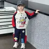 Traje de Ultraman 2026 Nuevo Otoño/Invierno Moda Casual Infantil Moderno Fresco Travieso Guapo Cuello Polo Cielo Estrellado Conjunto de Dos Piezas