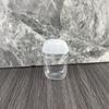 Fornecimento direto da fábrica 30ml desinfetante para as mãos frasco desinfetante transportar pequeno pequeno frasco flip PET transparente incolor