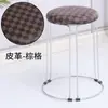 Taburete de Moda de Lujo Ligero para Uso en el Hogar, Taburete Engrosado para Dormitorio, Taburete Duradero para Adultos para Sala de Estar, Taburete de Hierro para Adultos, Taburete Pequeño