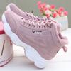 Tenis de Otoño/Invierno 2025 de Venta Caliente Casuales Cálidos Forrados de Felpa Zapatos de Algodón Superficie de Cuero Estilo Coreano Versátiles de Caña Alta Zapatos de Papá para Mujer