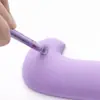 Alfombrilla de ratón ergonómica con reposamuñecas en forma de media luna, cojín de soporte de muñeca de silicona para aliviar la presión de la muñeca, almohada para mano antideslizante para uso en oficina con ordenador