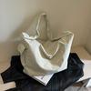 Bolsa de Bolinho Versátil Estilo Japonês para Mulheres 2026 Nova Bolsa de Tecido de Grande Capacidade Bolsa Transversal Bolsa de Ombro Artística para Estudantes
