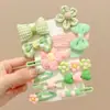 Pinza de Pato de Gama Alta Estilo Coreano para Niñas, Pinza para el Pelo de Flequillo Lateral Melard Otoño e Invierno, Lindo Pinza de Pelo de Felpa Accesorio para el Cabello