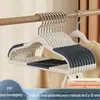 Cabide de plástico varal doméstico boca de peixe antiderrapante anti-canto do ombro suporte para roupas uso duplo seco e úmido armazenamento sem costura pendurar roupas atacado