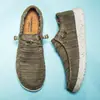 Mocassins Masculinos Estilo da Marca com Palmilhas de Cortiça, Venda Quente Transfronteiriça Tênis Casuais Slip-On de Malha Fly-Knit Mocassins Masculinos