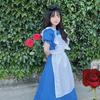 Disfraz de Sirvienta de Alicia en el País de las Maravillas para Halloween Cosplay Lolita Manga Corta Chica Suave Vestido de Princesa Dropshipping