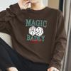 Camiseta de Manga Larga de Algodón Puro de Peso Pesado para Hombre 260g Nueva Colección Otoño e Invierno Camisa para Capas Estilo Americano Holgada de Algodón Camisa de Otoño