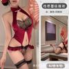 Lianyungang no se confunde con lencería sexy para la noche, pijamas sexys, deseo puro, cheongsam unido sin viento, uniforme, ropa qqny