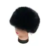 Chapéu Bucket Atacado Transfronteiriço Outono e Inverno Novo Chapéu Quente de Pelúcia Pele de Raposa Sintética Chapéu de Princesa Feérico Topo Plano