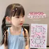 Pegatinas de Corazón con Lazo de Pedrería de Dibujos Animados para Niñas, Maquillaje para Actuaciones Escénicas, Pegatinas Faciales 3D
