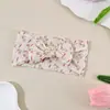 Accesorios Nuevos para el Cabello de Niños Transfronterizos Diadema con Lazo Estampado de Conejo para Bebé Diadema Elástica de Nailon para Bebé Venta al por Mayor