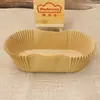 Papel de Forro para Bandeja de Madera Desechable, Bandeja de Papel para Pan con Forma de Barco Personalizada, Bandeja de Papel para Pastel a Prueba de Aceite para Hornear en la Cocina