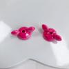 Banho de cor UV chapéu do Mickey orelhas fofas diy corrente para celular com miçangas bolsa pendente miçangas feitas à mão material de boné