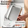 Recipiente de aço inoxidável 304 para cozinhar e armazenar arroz, seguro para micro-ondas, congelamento rápido, trava de frescor, tampa de silicone, caixa selada para conservação de frescor