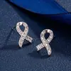 Pendientes de Cruz Plateados Shenzhen para Mujer de Plata de Ley S925 Pendientes Simples de Moda Elegantes Versátiles Diseño de Nicho Pendientes de Gama Alta