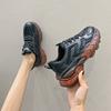 Zapatos Nuevos para Papá de Primavera Temprana 2025 para Mujer Ins Suela Gruesa Versátiles Suela de Gel Casual Forrados de Felpa Estación Europea Zapatos Inteligentes