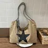 Bolsa Tote para Deslocamento Transfronteiriço para Mulheres 2026 Nova Moda Casual Verão Bolsa de Ombro Grande Capacidade Bolsa de Mão