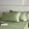 Funda de almohada de algodón puro de fibra larga, 100 unidades, grado A para maternidad e infantil, algodón puro, color liso, tacto desnudo, borde ancho, lujo ligero, funda de almohada 100% algodón para una persona