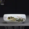 Maceta de flor de hada del agua cerámica cobre Herba hidropónica Torre bambú una hoja loto cuenco loto Herba Lysiana maceta especial sin agujero tamaño grande pequeño