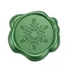 Adesivo de carimbo de cera de vedação verde pinho Série de Natal adesivo de selo para decoração de envelope convite garrafa de vinho presente